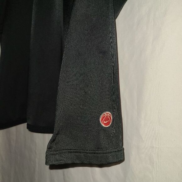 Nike Basketball Black Red Full Zip Sweater Size M - Picture 10 of 10